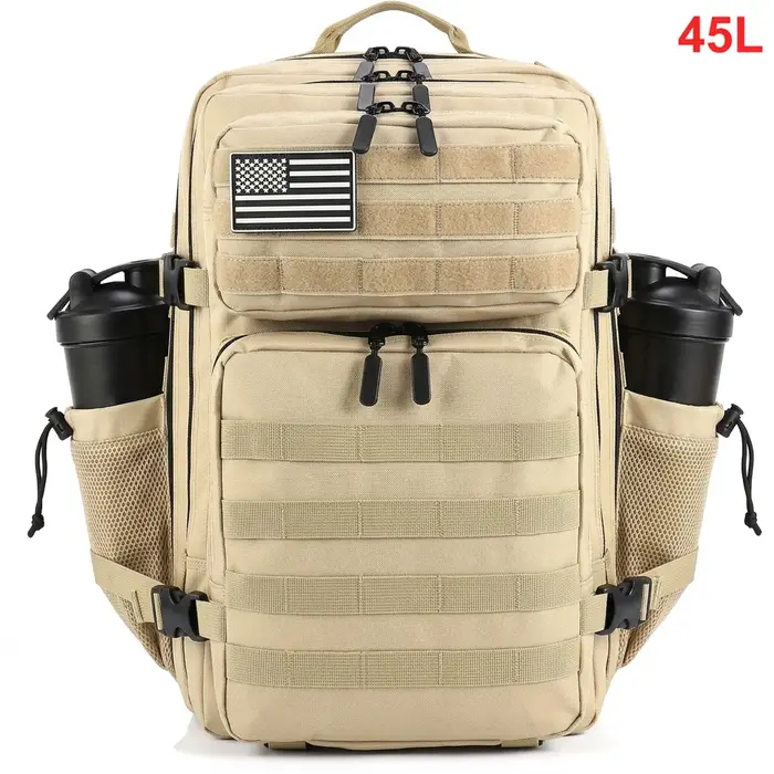 45L sac à dos tactique hommes en plein air étanche sport voyage salle de sport randonnée Bug Out sac