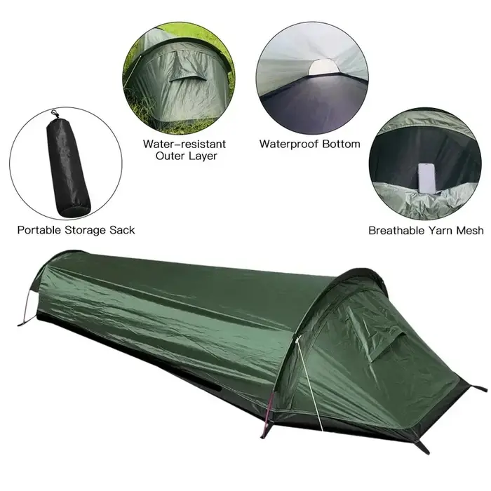 Tente de camping pour une personne