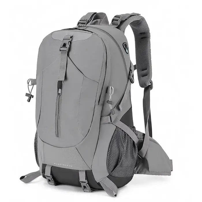 Sac à dos de voyage de couleur unie 40L pour sports de plein air