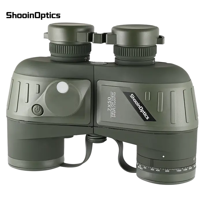SHOOINOPTICS jumelles 7X50 boussole nautique FMC azote flottant imperméable pour la chasse observati