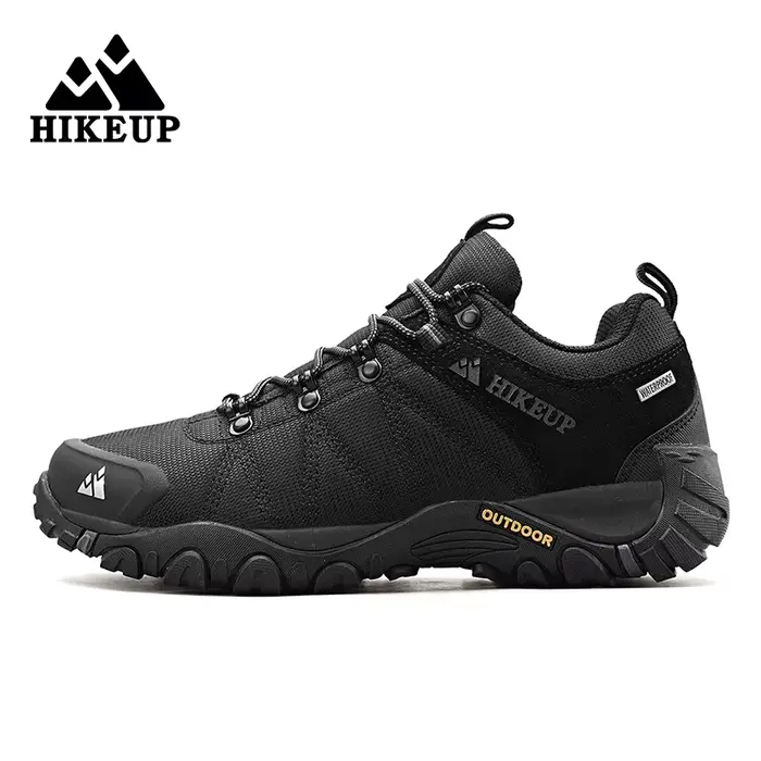 HIKEUP chaussures de randonnée antidérapantes pour hommes vêtements de plein air respirants résistant aux éclaboussures