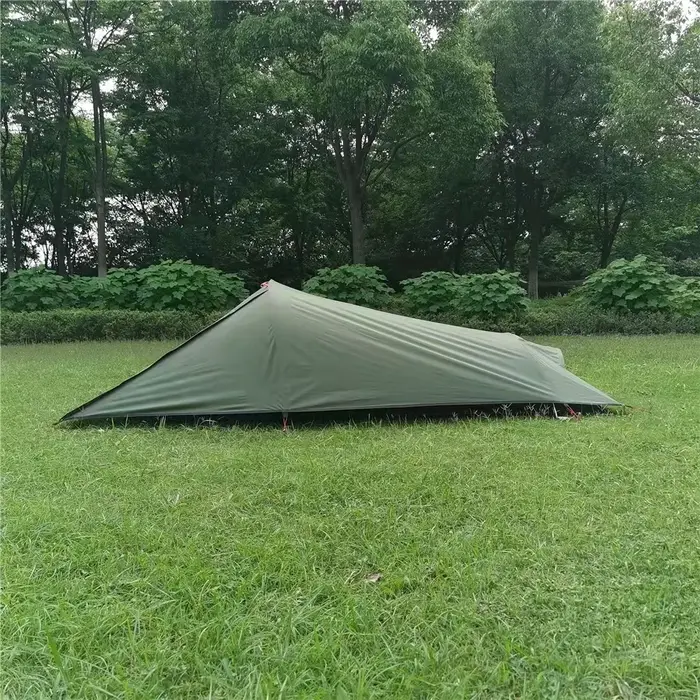 Tente de bivouac personnelle pour une personne, légère, tente pour une personne avec sac de transport, tente tunnel, pluie, 1.3kg