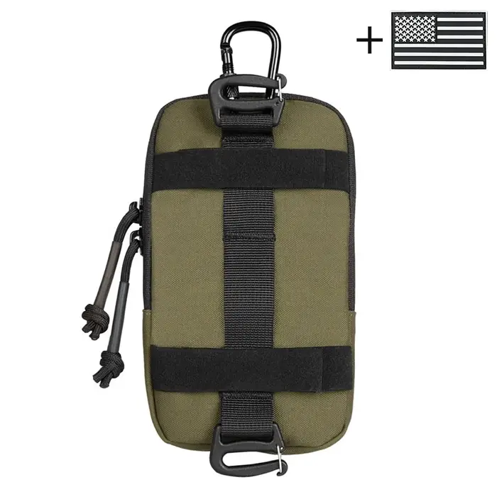 Sac de rangement pour téléphone portable avec boucle de montagne, idéal pour la randonnée en plein air, les trajets quotidiens et les voyages, utilisable comme sac banane portable