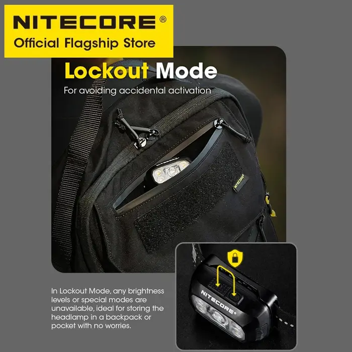 NITECORE NU30 Lampe de sauna aste USB-C 500 Lumens Lumière