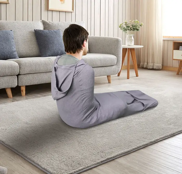 Gigoteuse de camping portable et confortable, couverture de compression de voyage, sac de couchage pour l'heure du déjeuner, 140-185cm