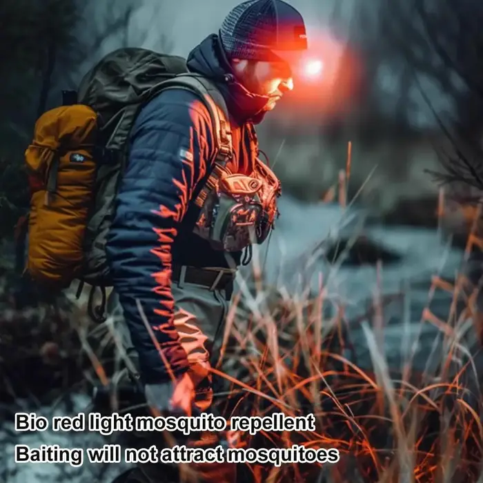 Lampe à clipser sur casquette LED avec détecteur de mouvement