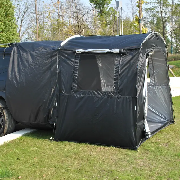 Tente de hayon SUV pour 2 à 3 personnes avec fenêtres pour un repos rapide dans les zones de service
