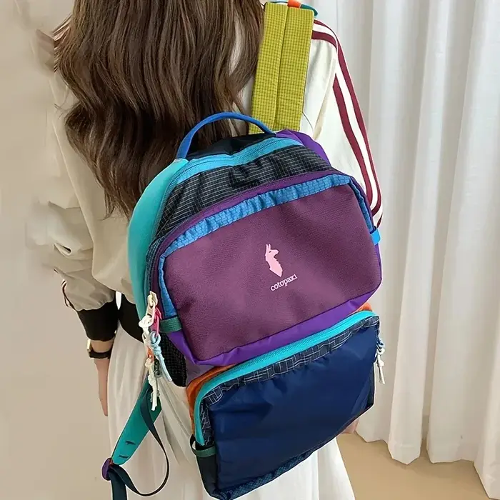 Sac à dos Alpaca multicolore unisexe léger et polyvalent pour le sport