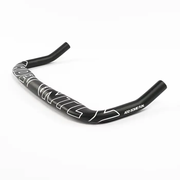 Aramment fixe engrenage course vélo de route TT guidon 31.8mm noir en alliage d'aluminium vélo Bullh