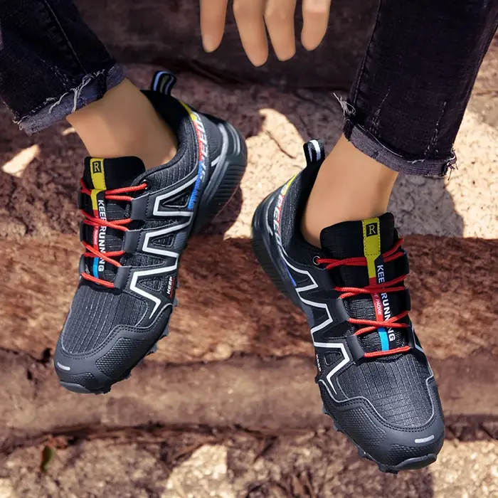 Nouvelles chaussures de marche hommes femmes sport en caoutchouc antidérapant résistant à l'usure baskets plates