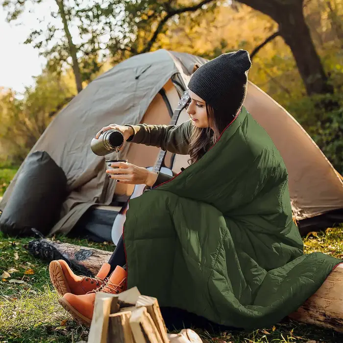 Couverture de Camping légère et chaude