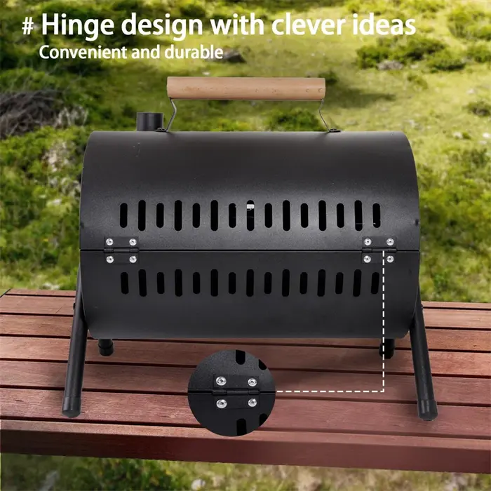 Barbecue au charbon de bois portable, barbecue pour cuisine en plein air, camping, pique-nique, arrière-cour, balcon, brittop
