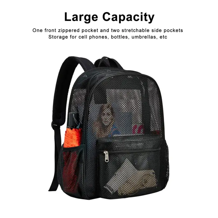 Sac à dos en maille robuste