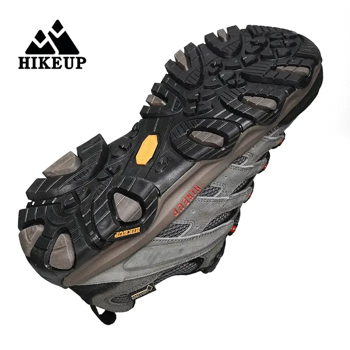 HIKEUP baskets pour hommes chaussures de randonnée en cuir bottes de Trekking femmes Camping chasse