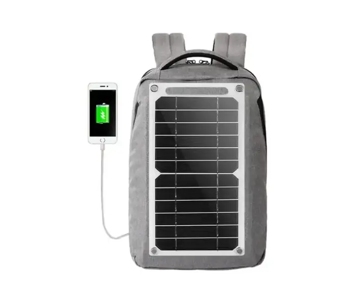 Pour l'urgence extérieure USB 5-35W chargeur Portable étanche panneau solaire peut être fixé sac à dos pour la
