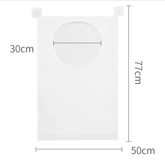 Sac de rangement pour vêtements sales, panier à cadre, seau pliable en maille pour linge, salle de b