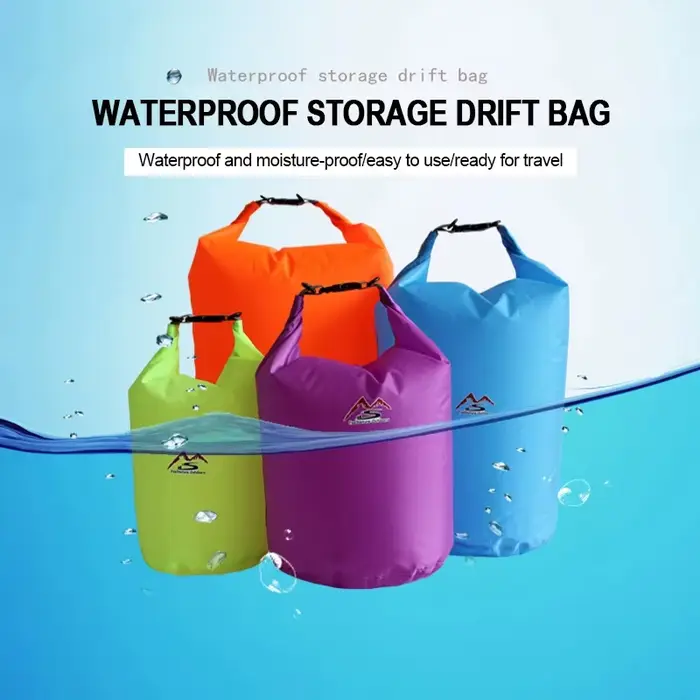 Sac de dérive de stockage étanche 5L10L20L40L70L sac sec étanche de grande capacité pour la navigation de plaisance pêche Rafting Trekking natation