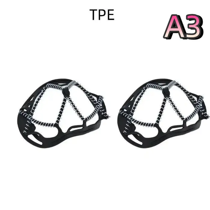 1 paire antidérapant glace neige pince couvre-chaussures Camping Sports de plein air