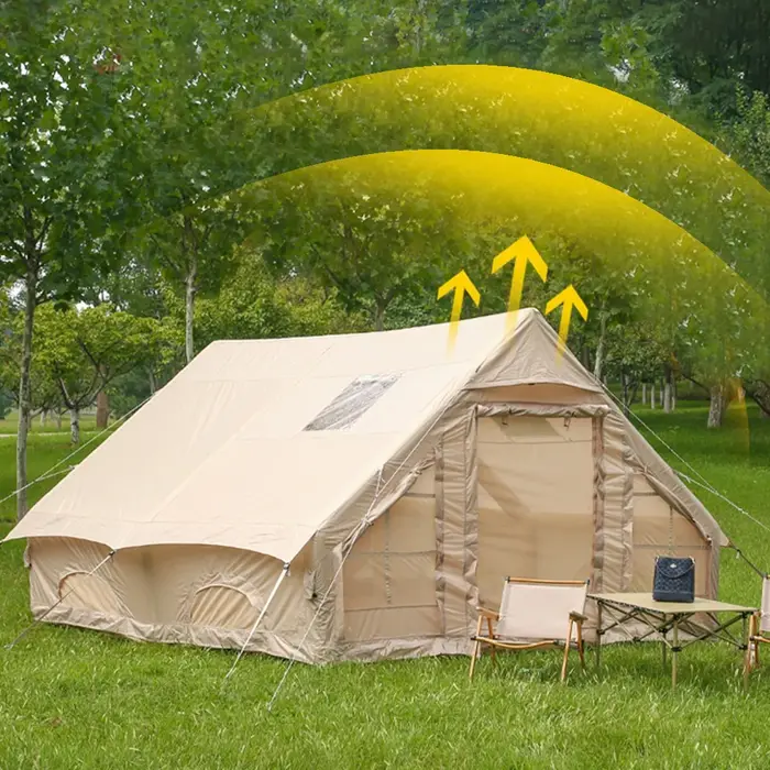 Tente gonflable portable imperméable facile à installer pour les événements et le camping - Utilisat
