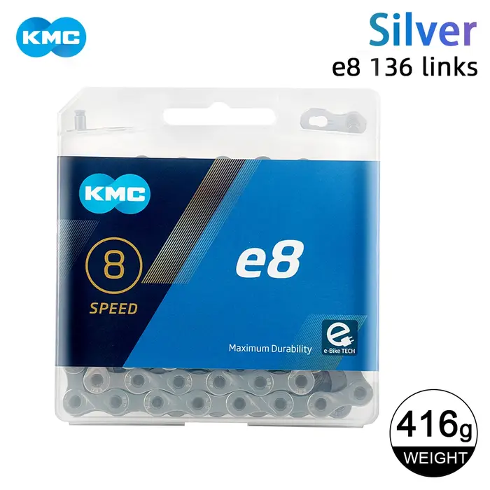 KMC E-BiKE E8 E9 E10 E11 E12 chaîne 8 9 10 11 12 vitesses 136 maillons antirouille électrique Sport vélo