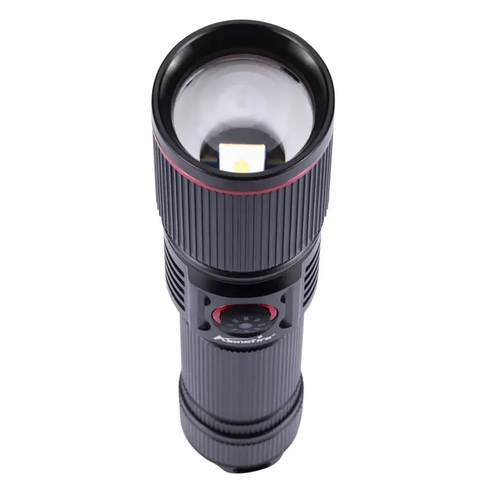 20W Zoom faisceau rond lumière LED lampe de poche haute puissance USB torche Rechargeable Camping ch