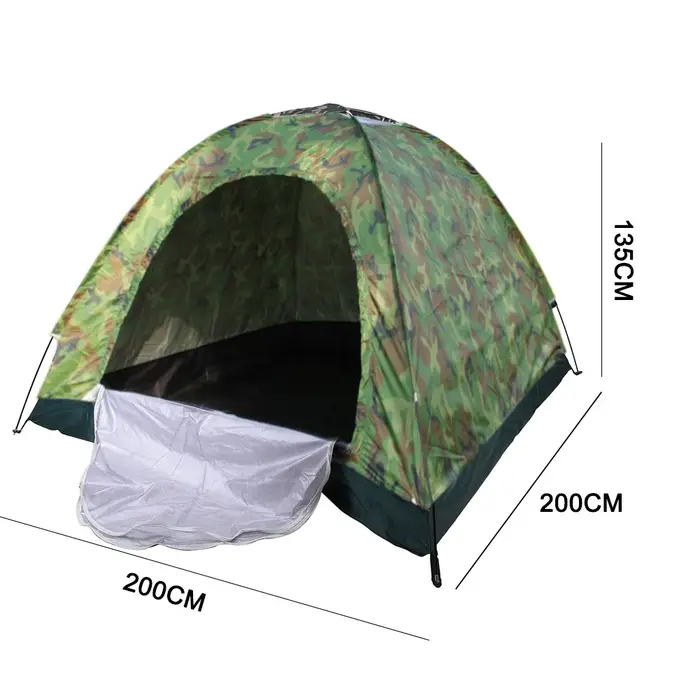 Tente de camping monocouche CamSolomon