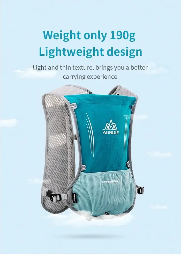 AONIJIE-Sac à dos d'hydratation pour la randonnée, le camping, la course, le marathon, les sports de