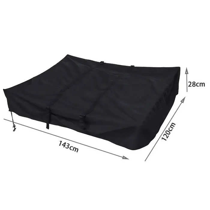 Camping voyage noir toit tente couverture sac de rangement