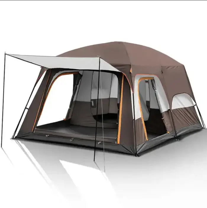 Tentes de Camping en plein air pliantes et imperméables pour 5 à 8 personnes, grand dôme de luxe, Do