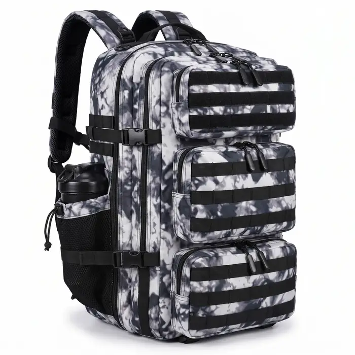 Sac à dos tactique 60L pour hommes, sac de sport imperméable pour voyage, randonnée, camping militaire, chasse, survie
