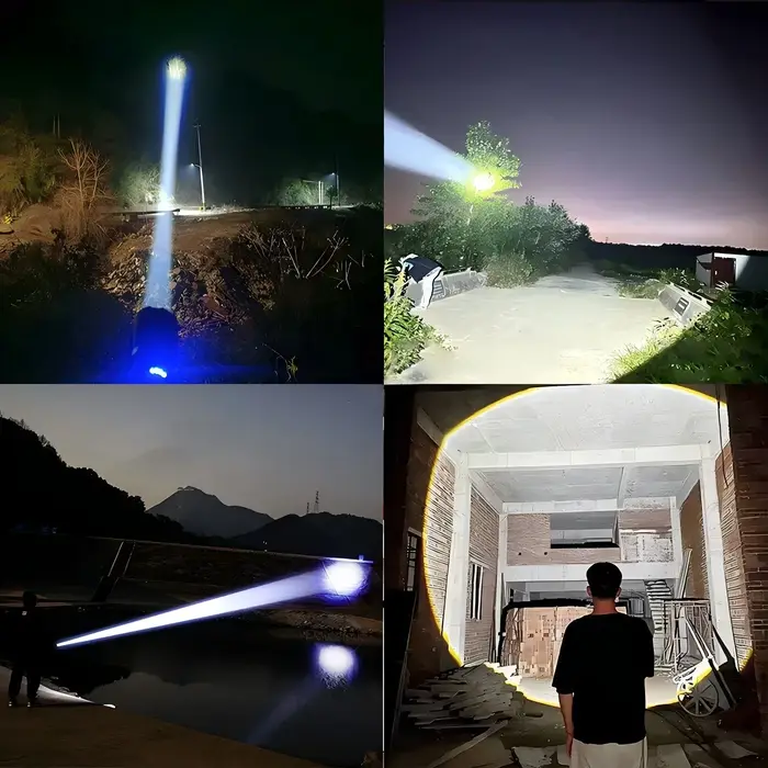 Lampe de poche LED aste super lumineuse