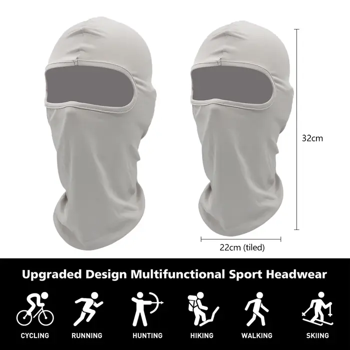 Cagoule intégrale pour sports de plein air