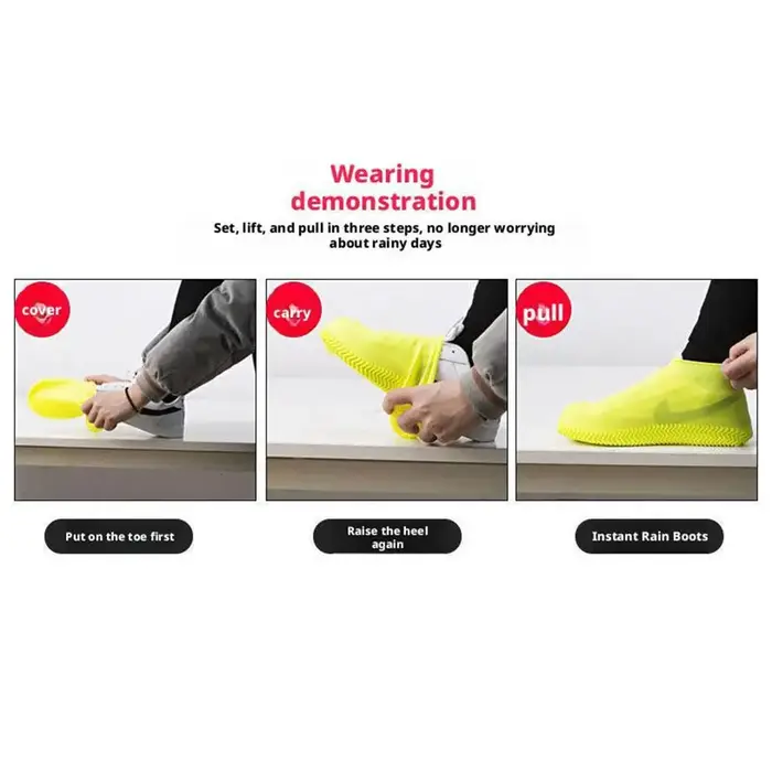 1 paire de couvre-chaussures imperméables
