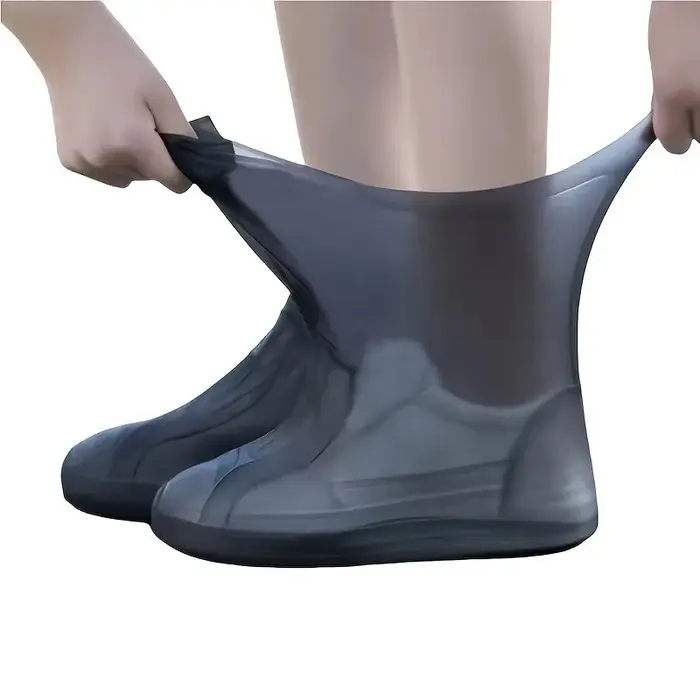 Couvre-chaussures imperméables et résistants à l'eau, réutilisables et antidérapants, universels pou