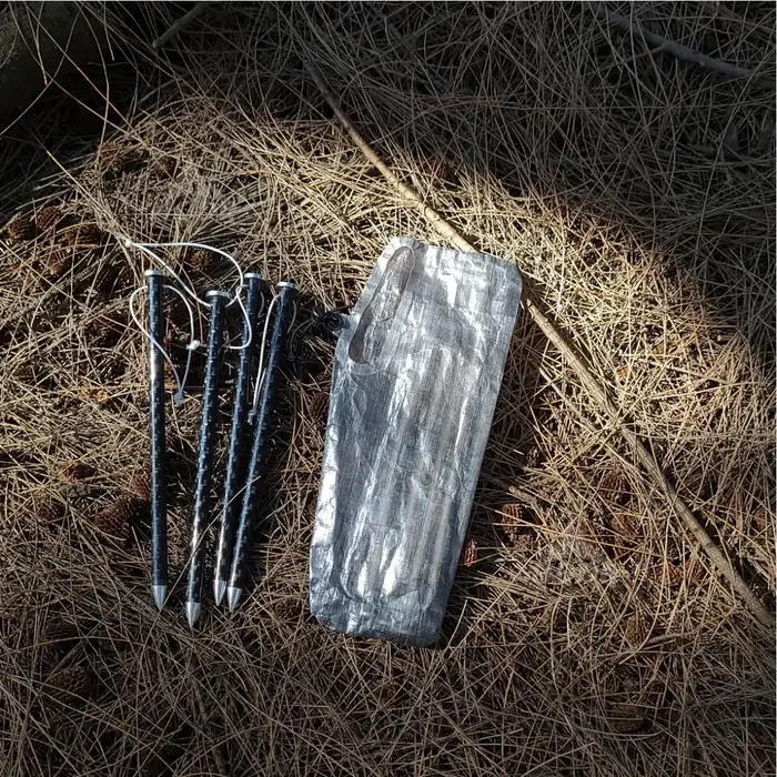 Sac de rangement Dyneema pour chevilles de sol