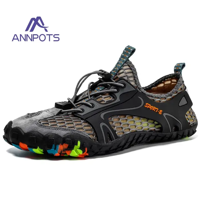Chaussures d'eau respirantes à séchage rapide pour hommes et femmes, chaussures de plage antidérapan