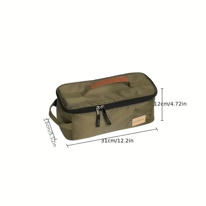 Sac de rangement isotherme pour couverts de camping, étanche, en tissu Ripstop, pochette organisatri