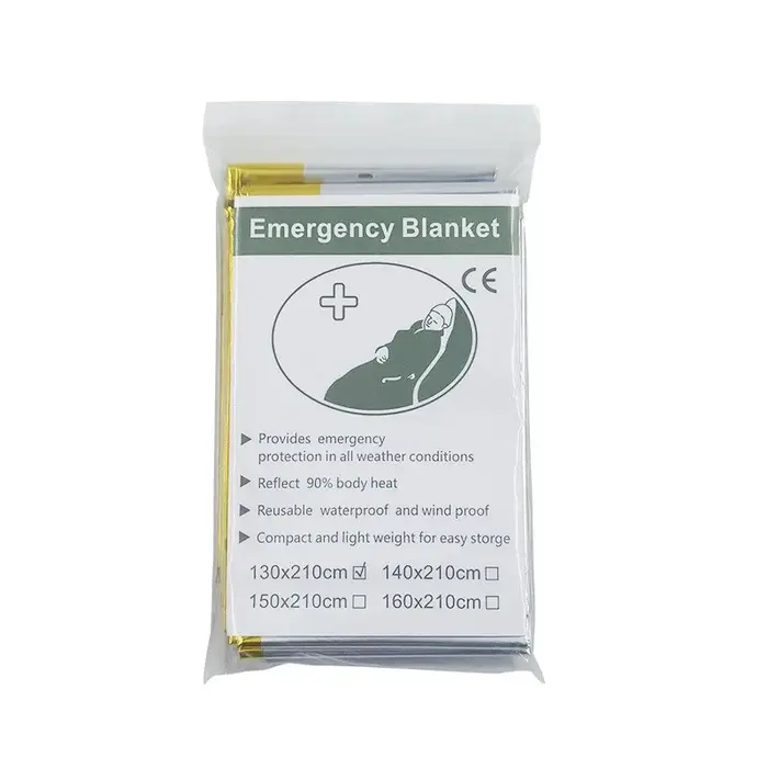 Couverture d'isolation d'urgence pour la survie