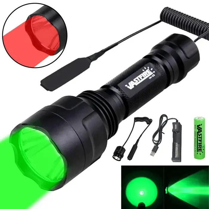 Lampe de poche tactique LED pour la chasse