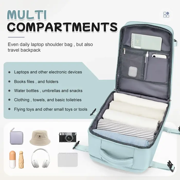 Sac à dos extérieur multifonction sac à dos de voyage de grande capacité pour femmes hommes