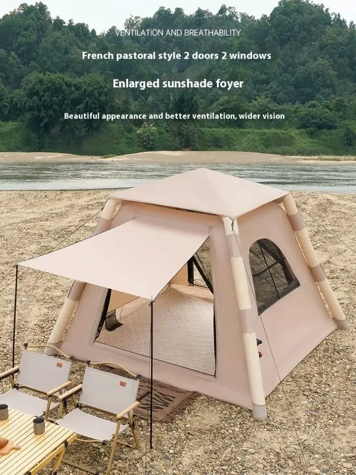 Tente dôme gonflable instantanée pour 4-5 personnes