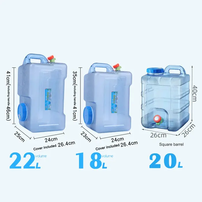 Conteneur d'eau de camping 18/20/22L