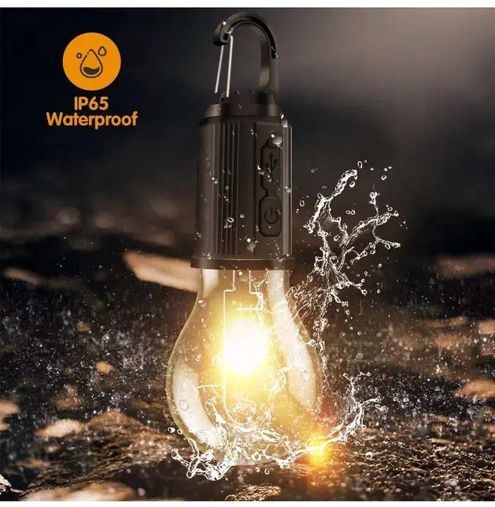 Ampoules LED rechargeables par USB pour l'extérieur