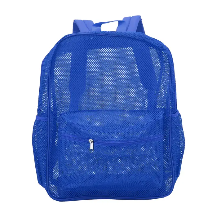 Sac à dos en maille robuste, léger, grande capacité, lavable, transparent, pour la natation, la plag