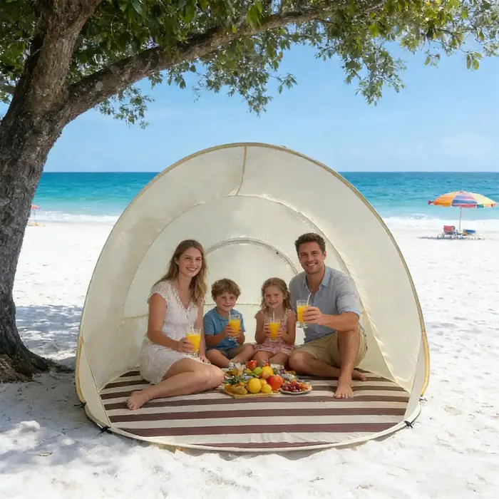 Tente de camping portable d'extérieur