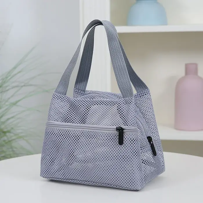 Grand sac en filet à séchage rapide, sac fourre-tout léger, sac de rangement pour les essentiels de 