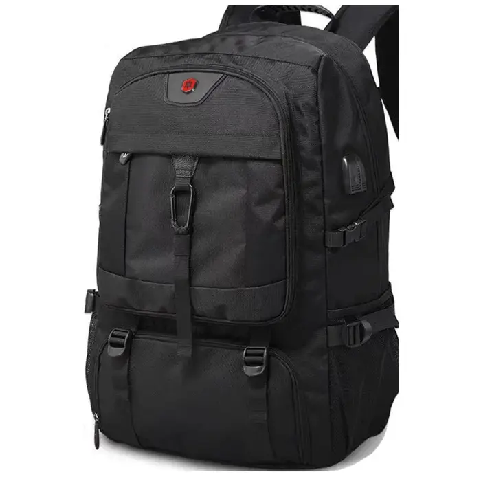 50L 80L grand sac à dos de voyage hommes compartiment à chaussures séparé sac d'affaires Sports de plein air étanche homme noir sacs à dos de rangement