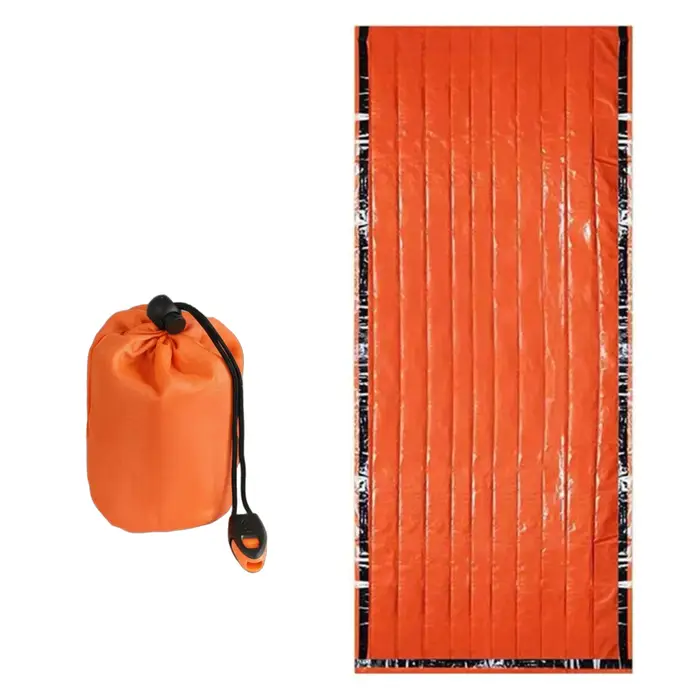 Sac de couchage d'urgence pour le camping en plein air, léger, imperméable, isolé, design portable p