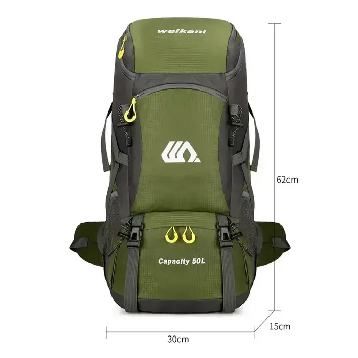 50L randonnée escalade pêche sac à dos haute capacité multifonctionnel