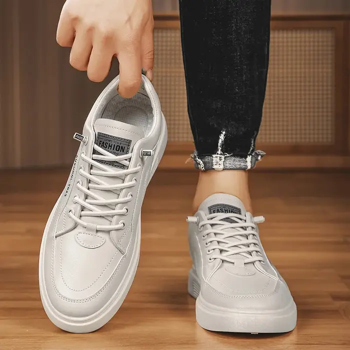 Chaussures blanches baskets de loisirs en plein air chaussures de marche respirantes chaussures plates Chaussure Homme chaussures de skateboard décontractées pour hommes